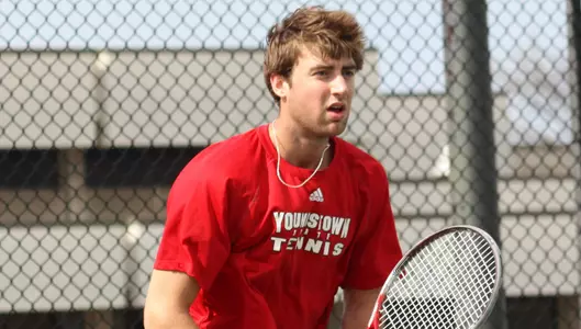 Strong Singles Play Lifts Penguins to 4-3 Dual Win At Cleveland State Image