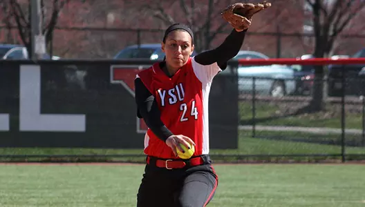 Paige Geanangel's Three-Hit Shutout Lifts Softball to Series Sweep at Detroit Image