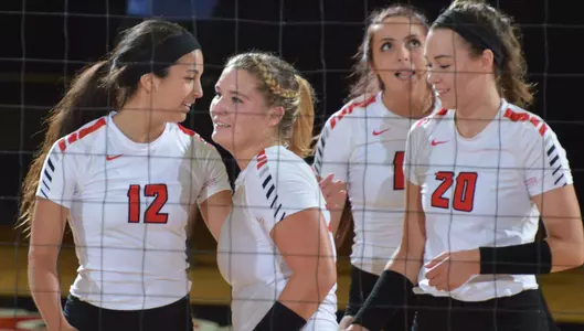 Hughes Sets Digs Record as Volleyball Beats UNCG Image