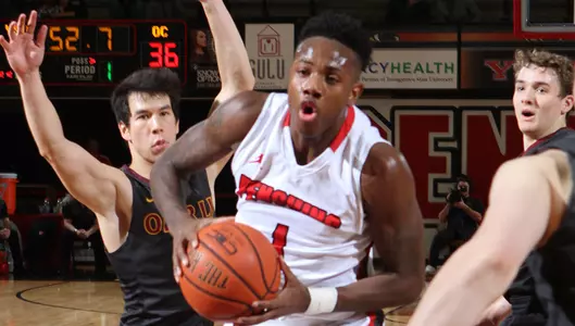 Braun Hartfield Ties Career High in 87-71 Loss at Detroit Mercy Image