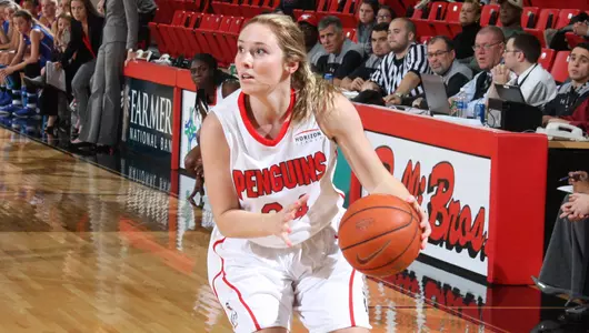 Penguins Go Cold in Final Minutes in 71-58 Loss at Wright State Image