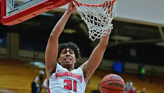 Record-Setting Night Lifts Penguins to 134-46 Win Over Franciscan, Notches Calhoun's First YSU Win Image
