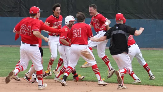 Baseball Wins Twice in Final At Bat in Sweep of Valparaiso Image