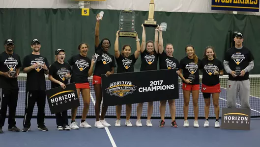 Strong Singles Effort Helps Penguins Win Fourth Straight Horizon League Title Image