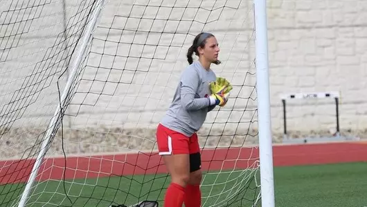 Moffett's Career-High 11 Saves Salvages 1-1 Tie Against Duquesne Image