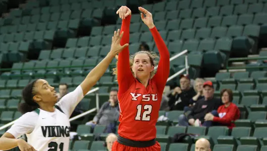 Olson Keys Big Second Half as Penguins Beat Cleveland State 66-52 Image
