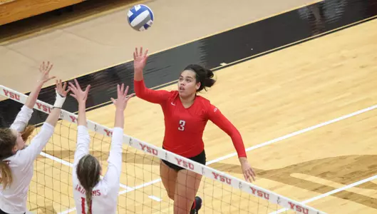 Penguins Drop Three-Setter to Cleveland State Image