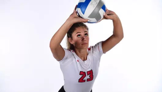 Byrnes Leads Volleyball to 3-1 Win Over NJIT Image