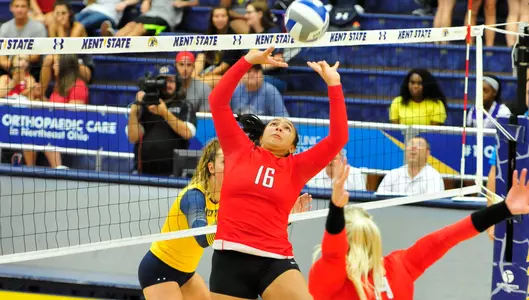 Penguins Drop Four-Set Contest at Robert Morris Image