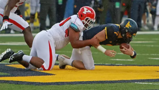 Football Falls at No. 14 West Virginia Image