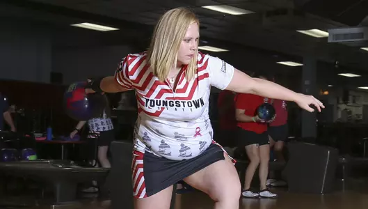 Bowling Wins Two Bracket Matches, Finishes KU Invite in Seventh Image