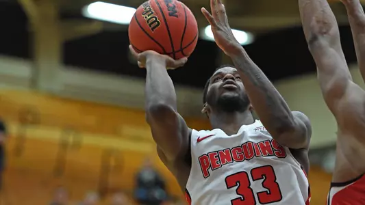 Men's Basketball Knocks Off SEMO, 65-50, Calhoun Earns 150th Career Win Image