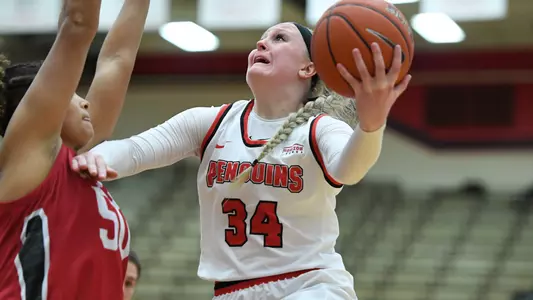 Peters Powers Penguins to 75-73 Win Over IUPUI Image