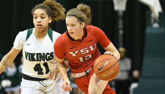 Penguins Lock Up Third Seed with 74-61 Win at Cleveland State Image