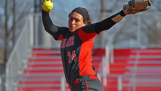 Softball Win Streak Snapped After 5-0 Loss at Detroit Image