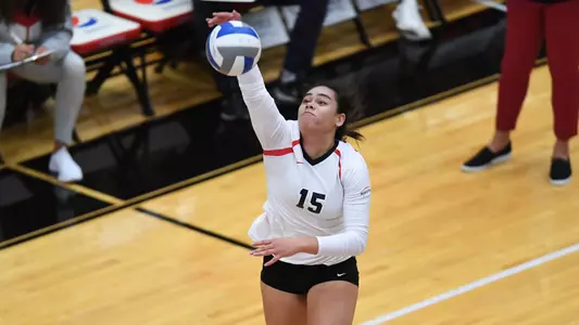 Byrnes, Pe'a Post Nine Kills in Loss at Wright State Image