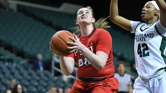 Penguins Battle But Fall 60-52 at Cleveland State Image