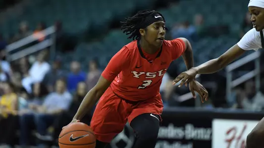 Hatcher Scores 15 to Lead Penguins to 62-47 Win at Detroit Mercy Image