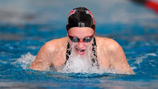 Weiskopf Wins Both Diving Events as Penguins Host Ohio Image