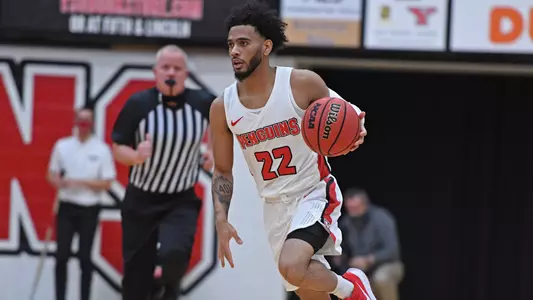 Penguins Defeat Point Park, 72-52, in 2020-21 Season Opener Image