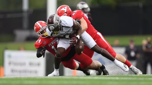 Defense, Late Scores Highlight Football's 41-33 Win Over No. 15 Missouri State Image