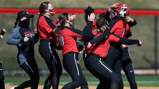 Cea's Walk Off, Impressive Pitching Leads Softball to Split Image