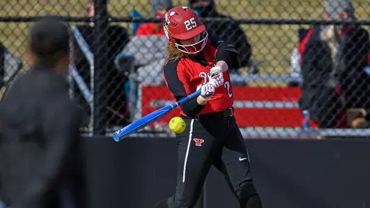 Lacatena's Pinch-Hit Home Run Salvages Softball Split at Dayton Image