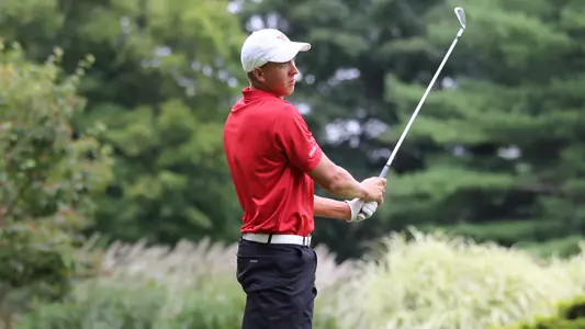Kordupel Places Fifth to Pace Penguins at Fairleigh Dickinson Invitational Image