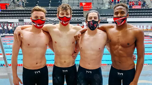 Men Smash Four Records on First Day of Swimming Championships Image