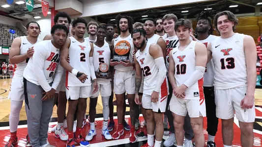 YSU Men's Basketball wins its first game in the 2021-22 The Basketball Classic