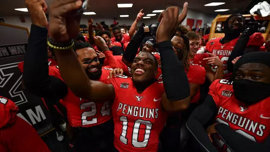 YSU Football Locker Room vs. SIU (Oct. 7, 2023)