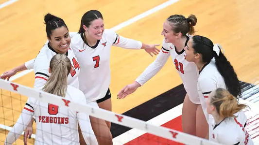 Youngstown State volleyball vs. Mercyhurst (Sept. 24, 2024). Photo by Robert Hayes