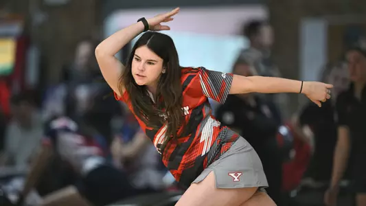 Kara Beissel - YSU Bowling at the Penguin Classic (Oct. 13, 2024). Photo by Robert Hayes