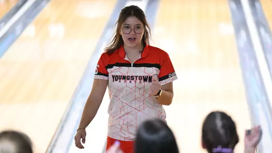 Jade Cote - YSU Bowling at the 2024 Penguin Classic (Oct. 11, 2024). Photo by Robert Hayes