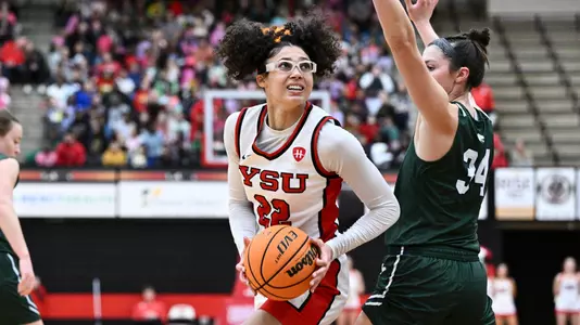 Faith Burch - YSU Women's Basketball vs. Mercyhurst on Nov. 19, 2024 (Photo by Robert Hayes)