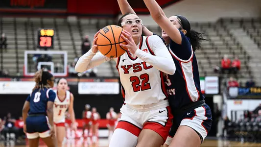Faith Burch - YSU Women's Basketball vs. Detroit Mercy (Dec. 18, 2024). Photo by Robert Hayes
