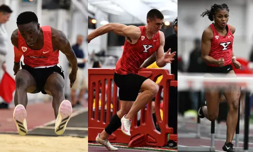 YSU Track and Field - Emmanuel Asabere, Luke Laubacher, Madison Murry