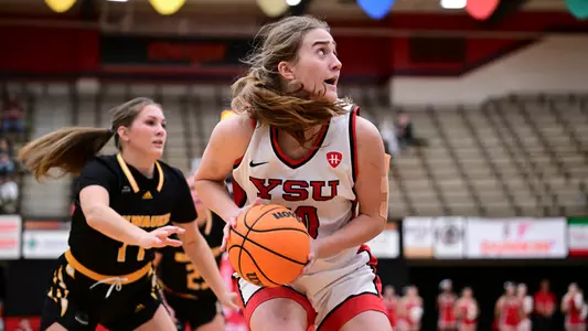 Sarah Baker - Youngstown State women's basketball vs. Milwaukee (Dec. 4, 2024). Photo by David Demer