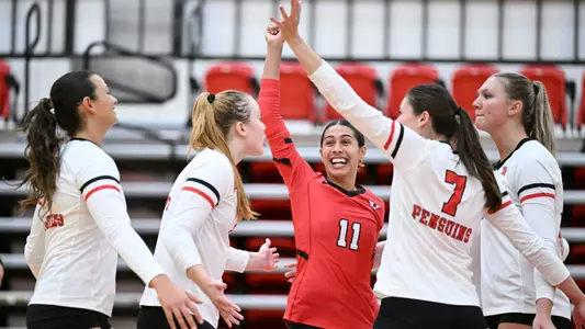 Youngstown State volleyball vs. Mercyhurst (Sept. 24, 2024). Photo by Robert Hayes