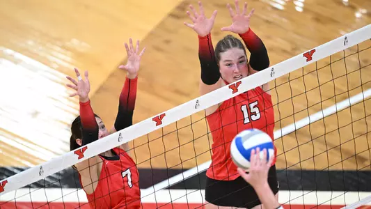 Kelsey Cooper - Youngstown State volleyball vs. Green Bay (Sept. 28, 2024). Photo by Robert Hayes.