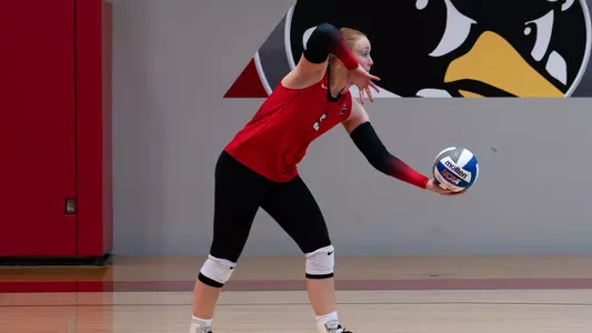 YSU Volleyball Intrasquad Scrimmage (Aug. 16, 2024). Photo by Kelsey Kovacs