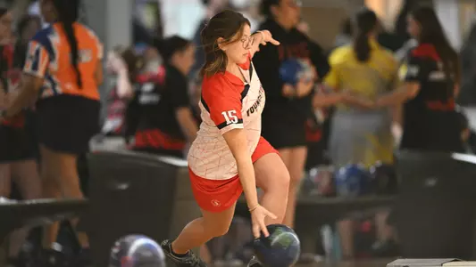 Jade Cote - YSU Bowling at the Penguin Classic (Oct. 11, 2024). Photo by Robert Hayes