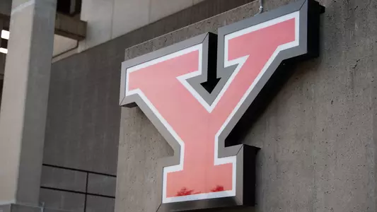 YSU Y On Football Stadium