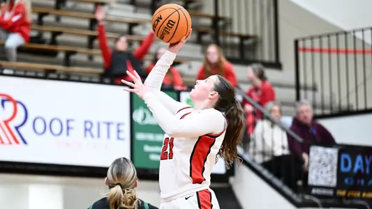 Sophia Gregory - Youngstown State Women's Basketball vs. Wright State (Feb. 13, 2025). Photo by Robert Hayes.