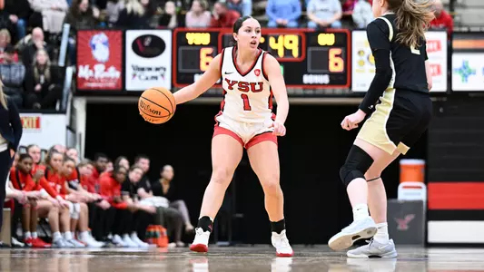 Xoe Rosalez - Youngstown State women's basketball vs. Oakland (Jan. 26, 2025). Photo by Robert Hayes