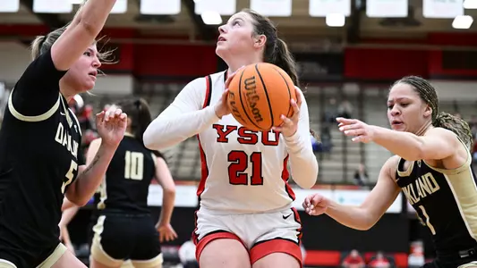 Sophia Gregory - Youngstown State women's basketball vs. Oakland (Jan. 26, 2025). Photo by Robert Hayes