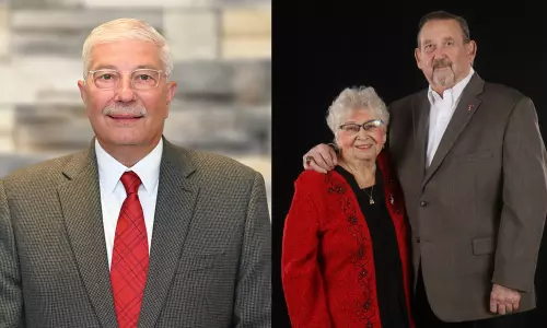 Rick Fryda and Jim and Cathy Morrison