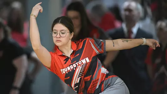 Jade Cote - YSU Bowling at the 2024 Penguin Classic (Oct. 13, 2024). Photo by Robert Hayes
