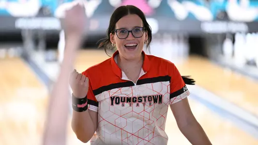 Madyson Marx - YSU Bowling at the 2024 Penguin Classic (Oct. 11, 2024). Photo by Robert Hayes