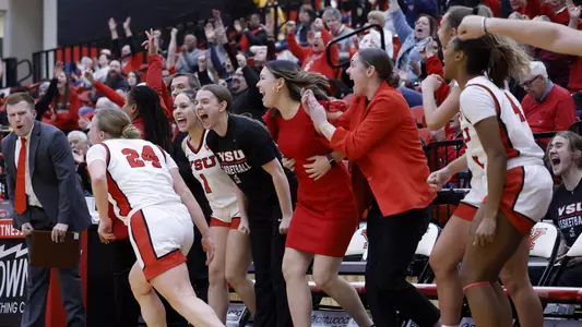 YSU Women's Basketball vs. Cleveland State on March 1, 2025. Photo by Bryson Chavez.